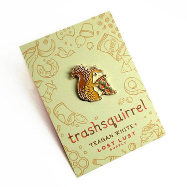 Teagan White's Trash Squirrel Lightweight Soft-Enamel Pin