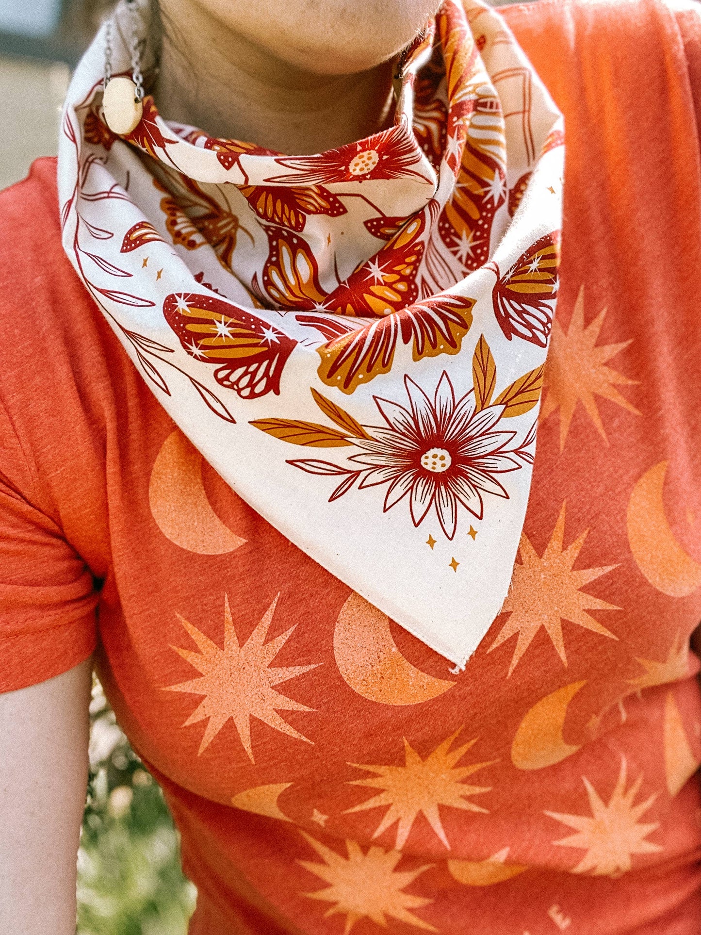 Golden Hour Butterfly Bandana, Multiple Colors