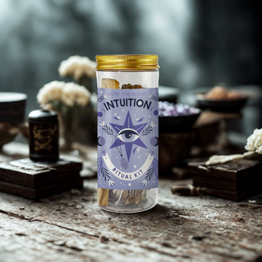 Intuition Ritual Kit with Amethyst, Palo Santo + Sage