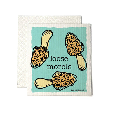 Morel Mushroom Swedish Dishcloth – Eco Reusable