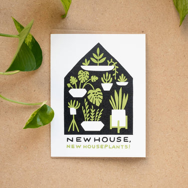 Houseplants Housewarming Card