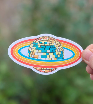Disco Planet Sticker
