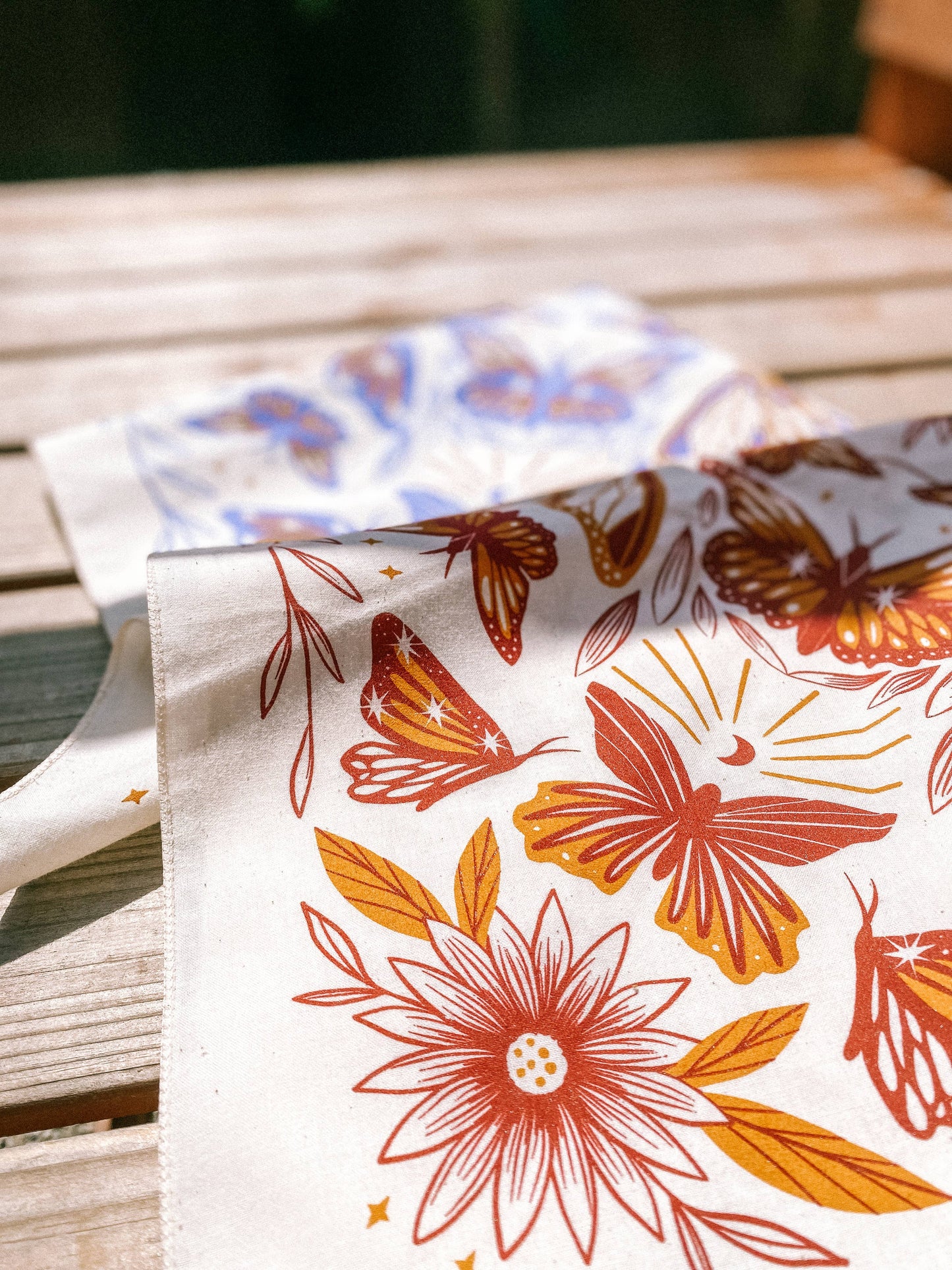 Golden Hour Butterfly Bandana, Multiple Colors