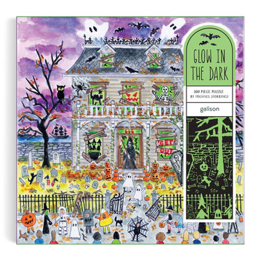 Michael Storrings Haunted House 500 Piece Glow in the Dark Puzzle