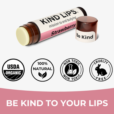 Strawberry, Organic Lip Balm