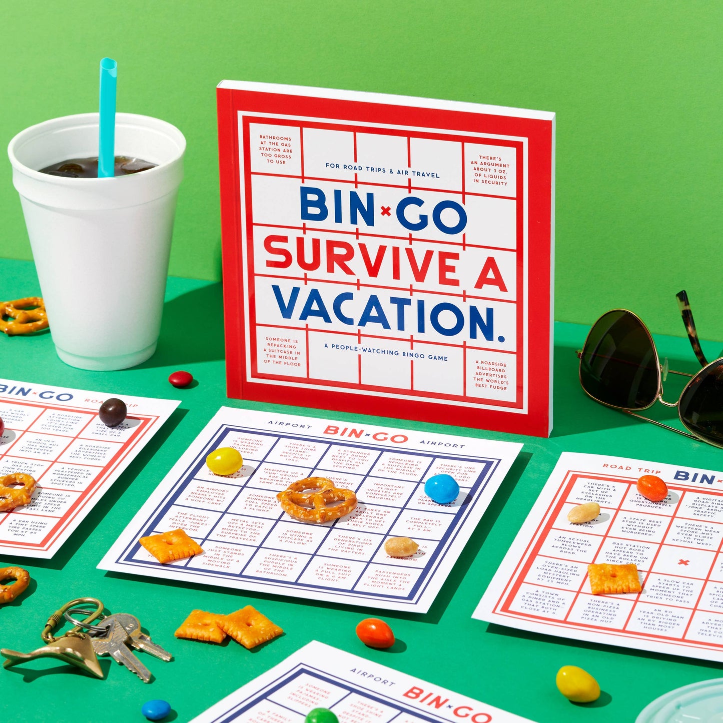 Brass Monkey Bin-Go Survive a Vacation Bingo Book