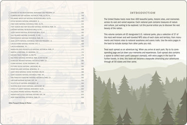USA National Parks Journal & Passport Stamp Book