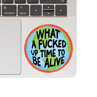 Climate Change Politics World High Quality Vinyl Sticker