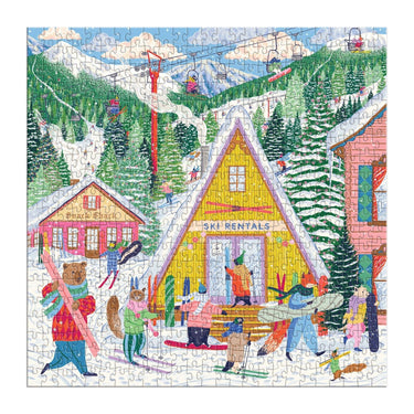 Ski Village 500 Piece Puzzle