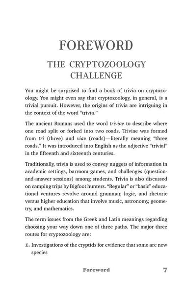Big Book of Cryptid Trivia by Bernadette Johnson