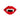 Shaped Vampire Lips Paper Dinner Napkin