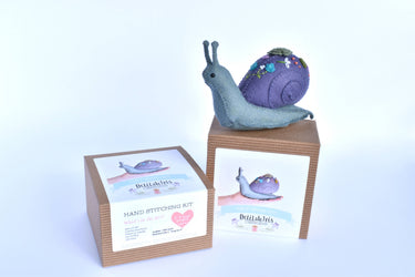 Make Your Own Stuffed Snail DIY Kit