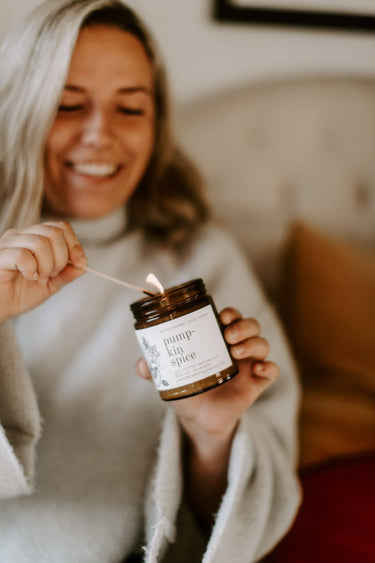 Pumpkin Spice 9oz Soy Candle - Fall