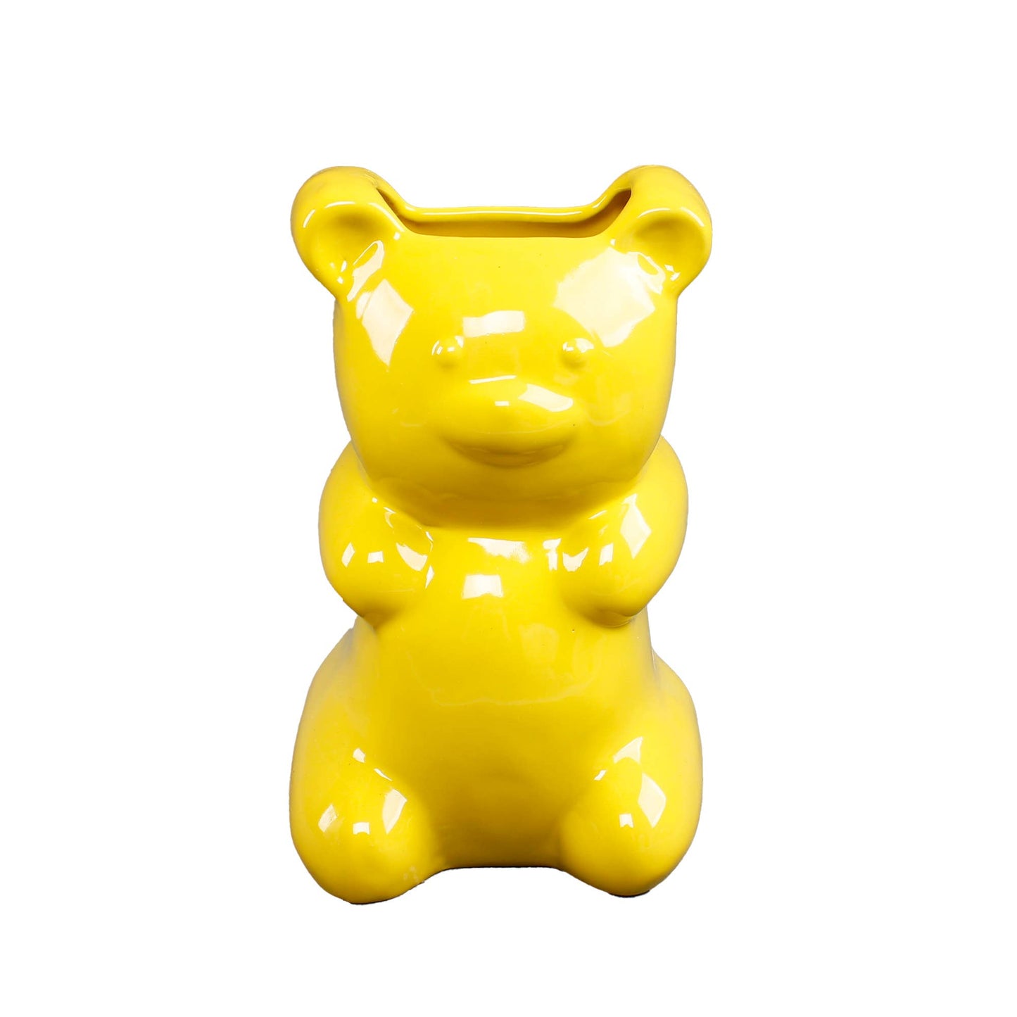 6.75"H Ceramic Gummy Bear Vase 4.25*3.25*6.75