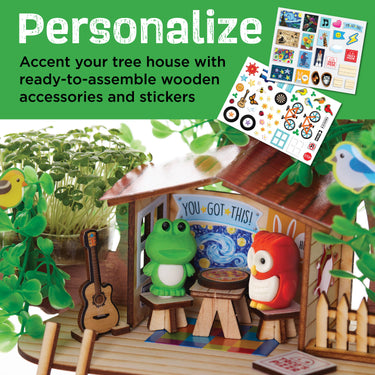 Build & Grow Tree House - DIY Craft Kit for Kids