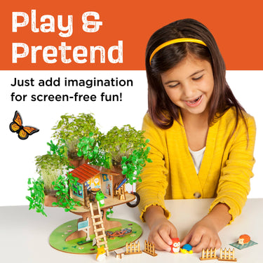 Build & Grow Tree House - DIY Craft Kit for Kids