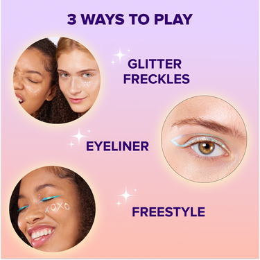 KiraKira | Extra-Aqua | Glitter Freckles | Glitter Eyeliner