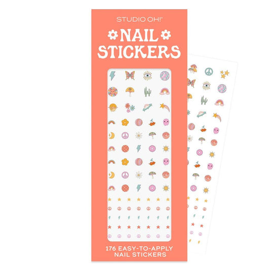 Peace Out Nail Stickers