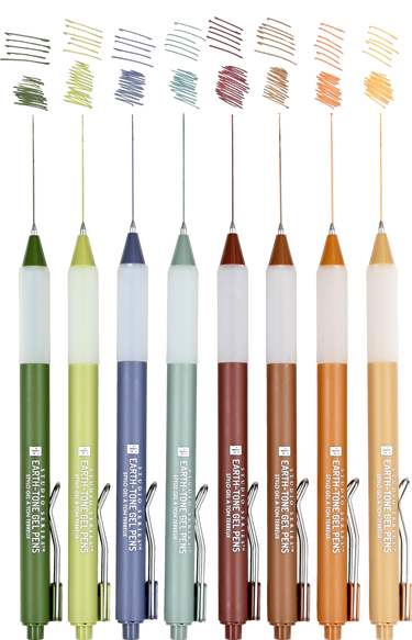 Earth-Tone Gel Pens
