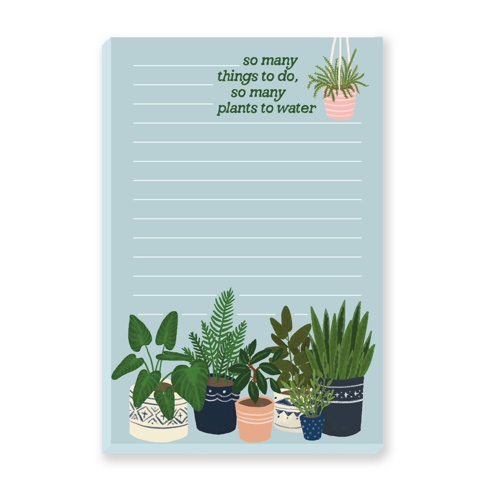 So Many Plants Notepad | Houseplant Notepad – The Common Pine