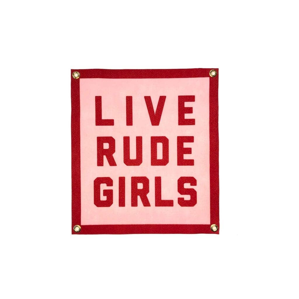 Live Rude Girls Champion Banner
