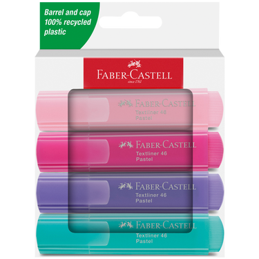 Highlighters, Pastel - Wallet of 4