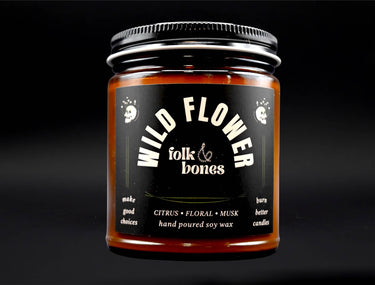 Wild Flower - 8 oz Citrus Floral Musk Soy Candle