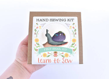 Make Your Own Stuffed Snail DIY Kit