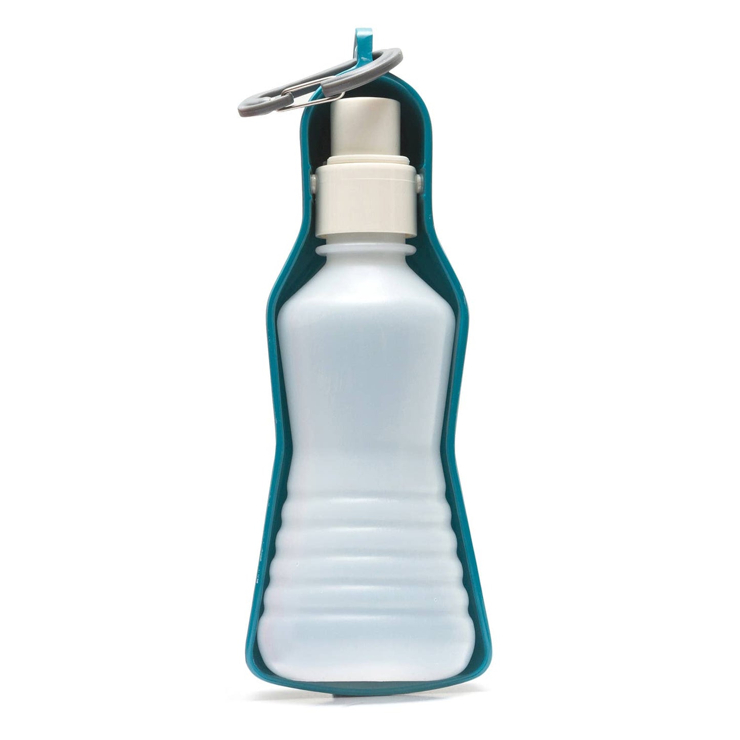 Messy Mutts Travel Water Feeder Blue 9.6oz