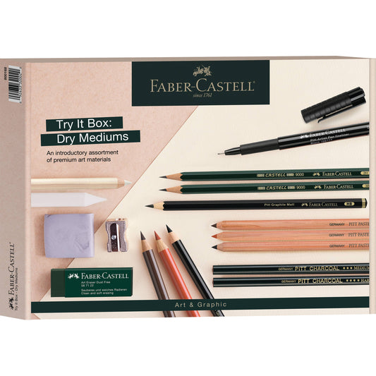 Art & Graphic Try It Box Artist Dry Mediums Assortment