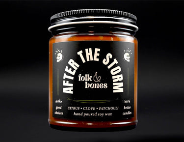 After the Storm - 8 oz Clove Patchouli Soy Candle