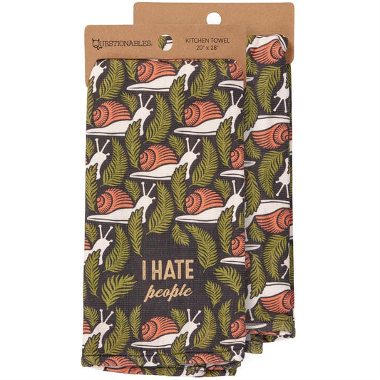 I Hate People Kitchen Towel