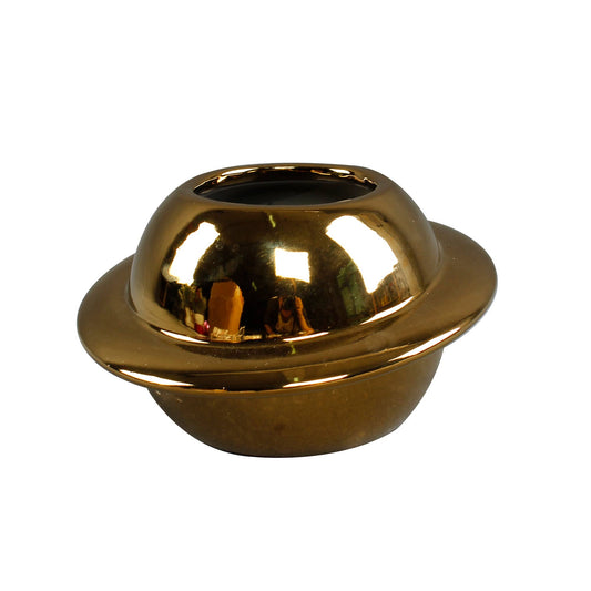 7"D Planet Ceramic Planter