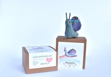 Make Your Own Stuffed Snail DIY Kit