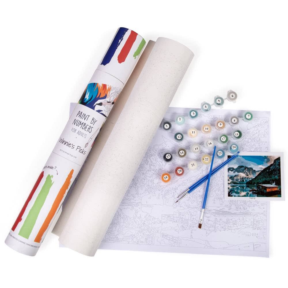2024 Winter: Trail to the Cabin Paint-by-numbers Kit