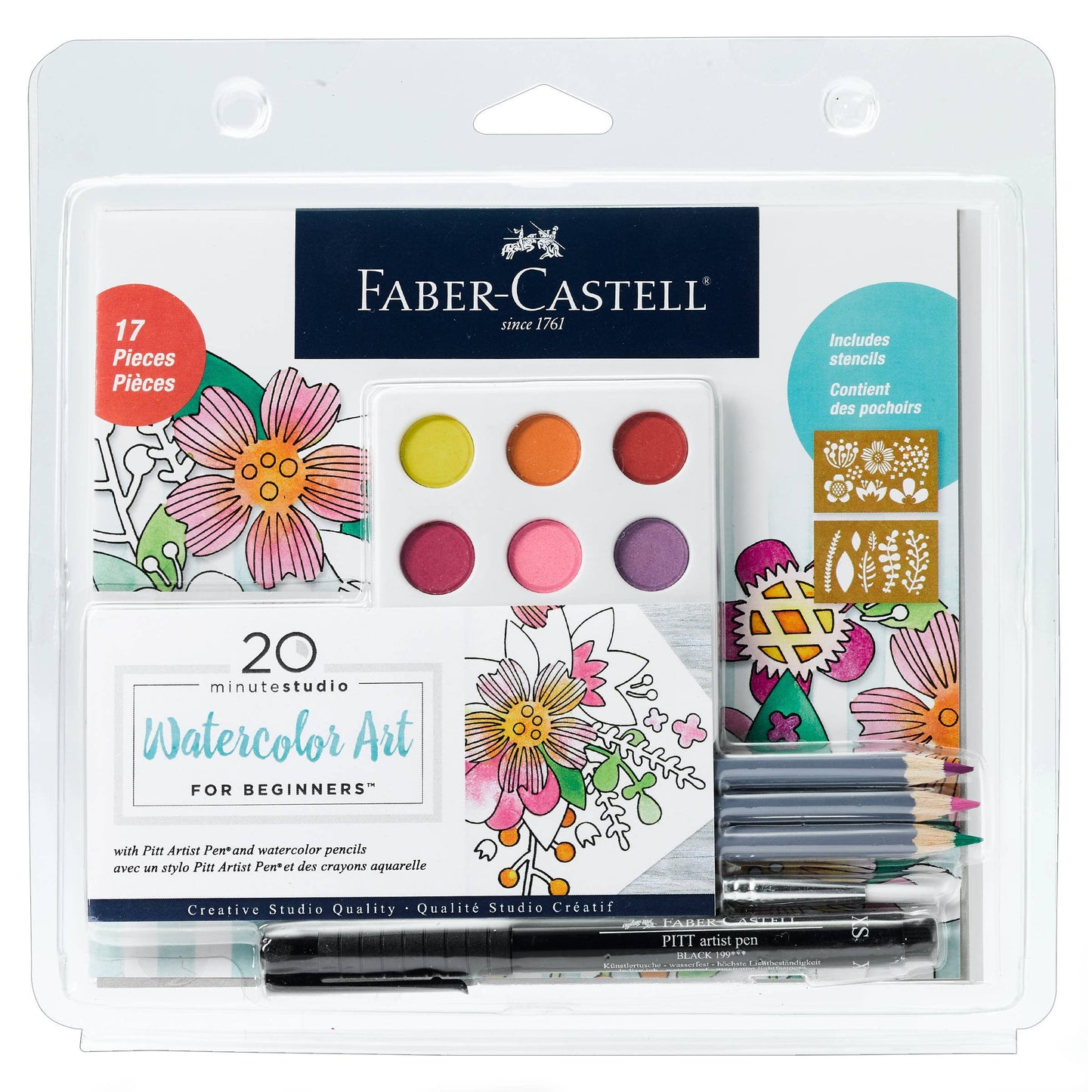 20 Minute Studio Watercolor Art Kit For Beginners