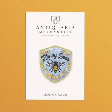 Honey Bee Embroidered Patch