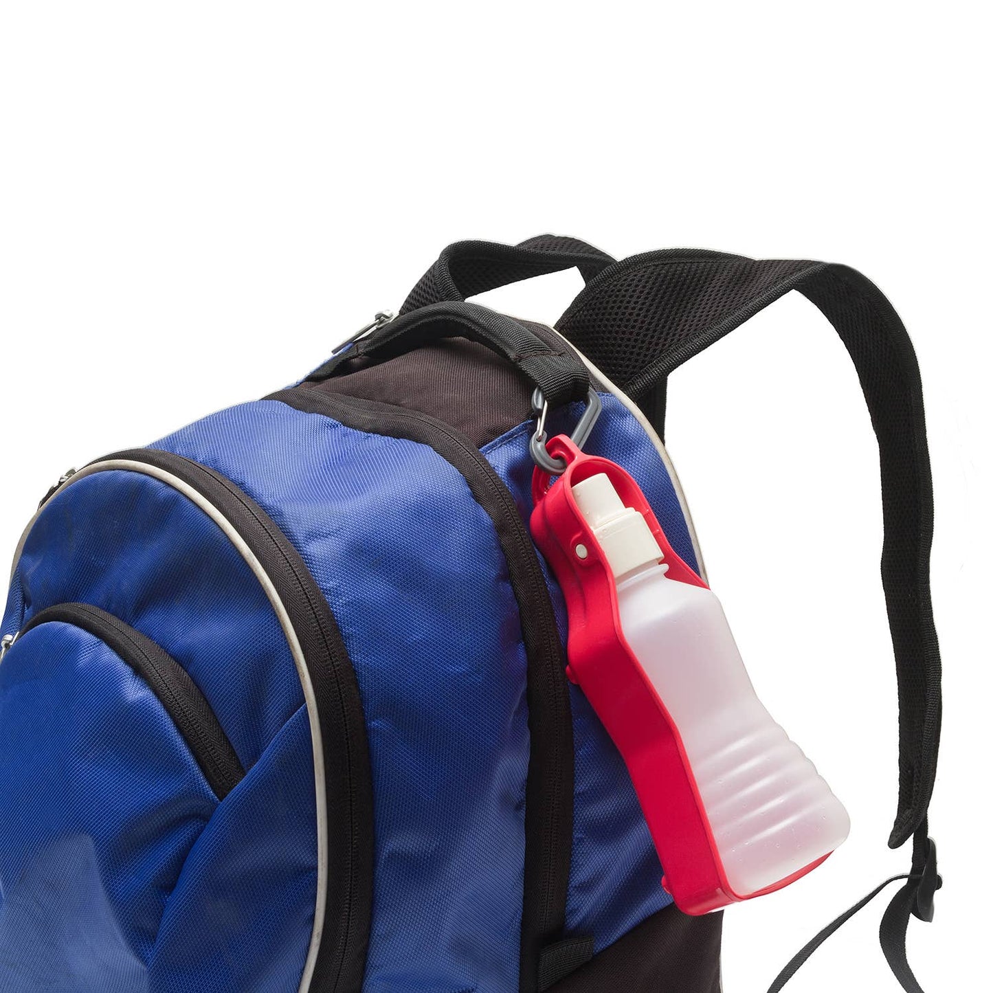Messy Mutts Travel Water Feeder Blue 9.6oz