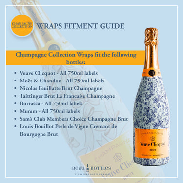 Beau Bottles Preppy Happy Birthday Brushed Presents - Champagne Collection
