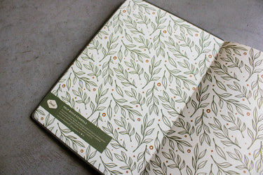 Deer Embroidered Journal Notebook