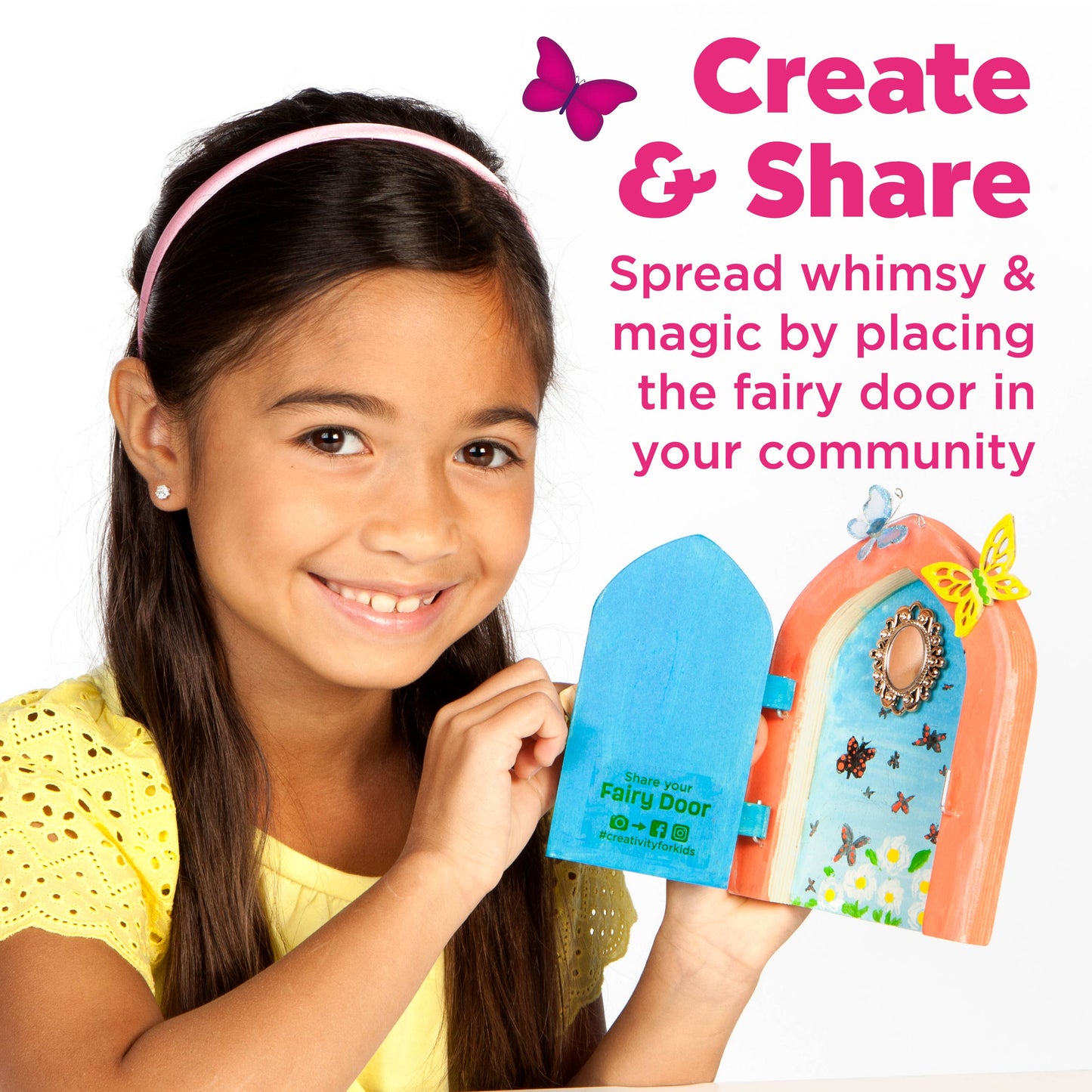 Butterfly Fairy Door - DIY Craft Kit for Kids