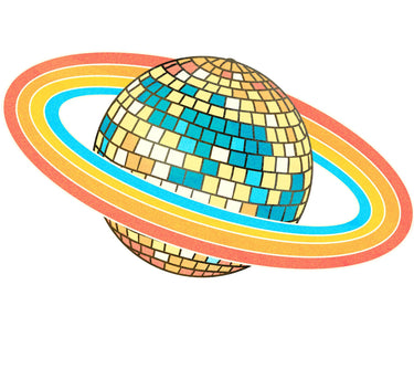 Disco Planet Sticker