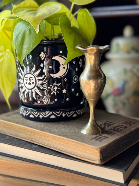 Mini Etched Whisker Vase