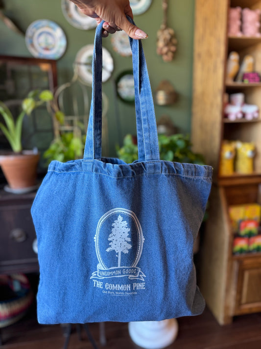 The Common Pine Denim reusable bag