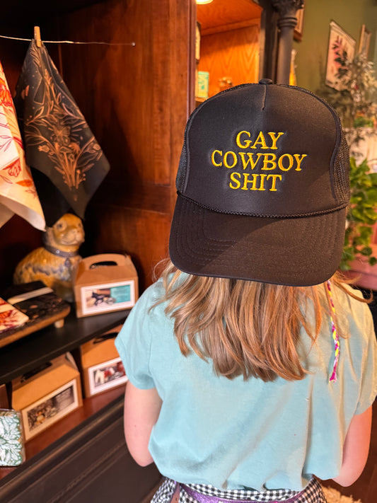 Gay Cowboy Shit Trucker Hat