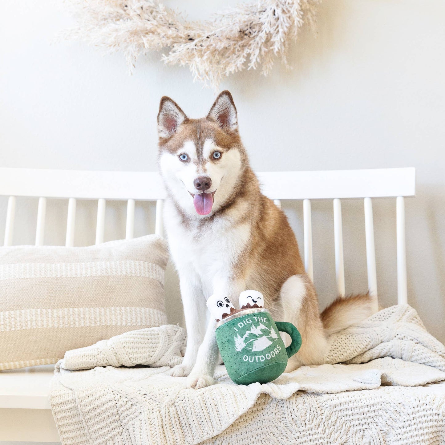 Wagsdale Hot Cocoa Squad Plush Dog Toy