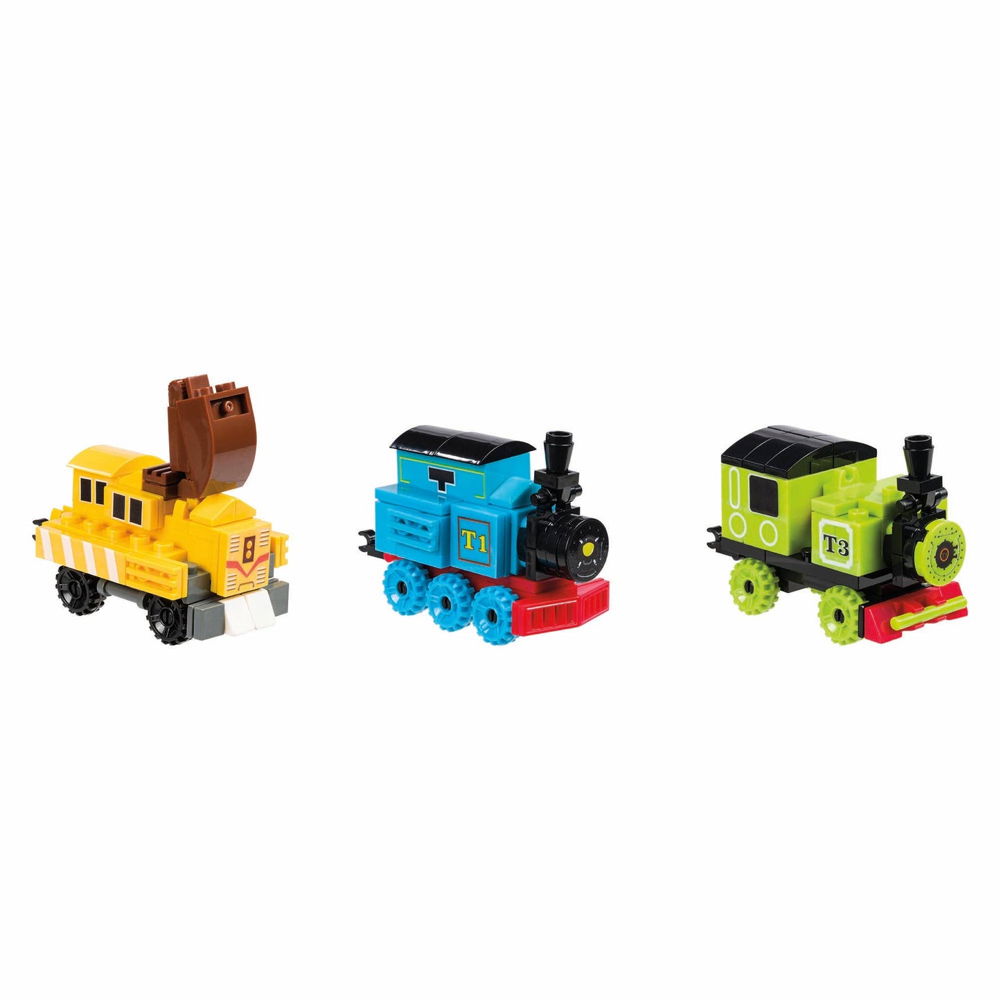 BUILDING BLOCKS TRAIN SET (12)