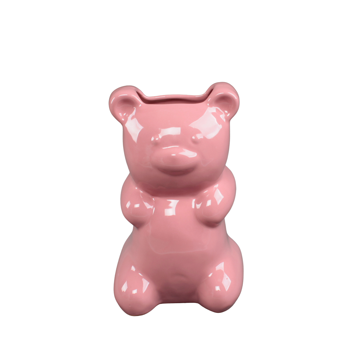6.75"H Ceramic Gummy Bear Vase 4.25*3.25*6.75