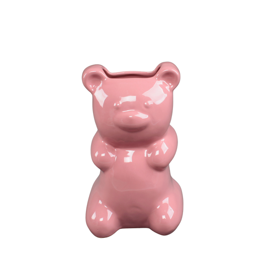 6.75"H Ceramic Gummy Bear Vase 4.25*3.25*6.75