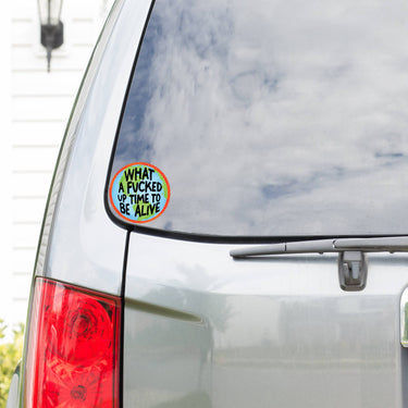 Climate Change Politics World High Quality Vinyl Sticker